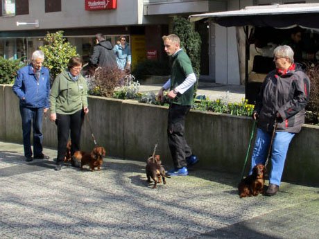 Übungsstunde in der City