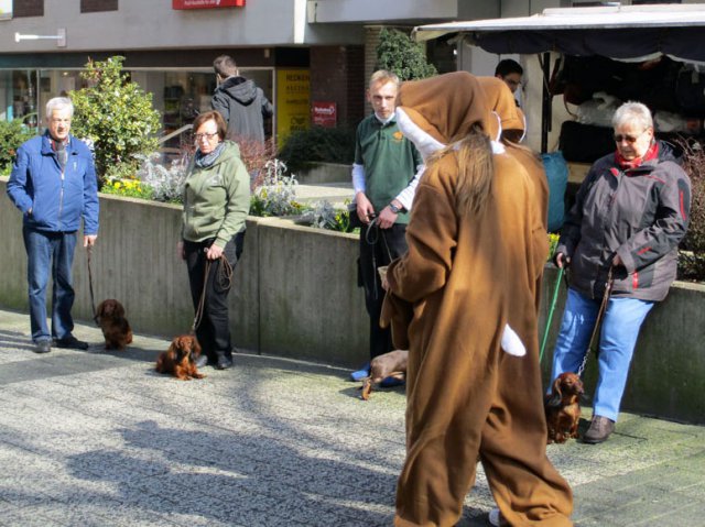 Übungsstunde in der City