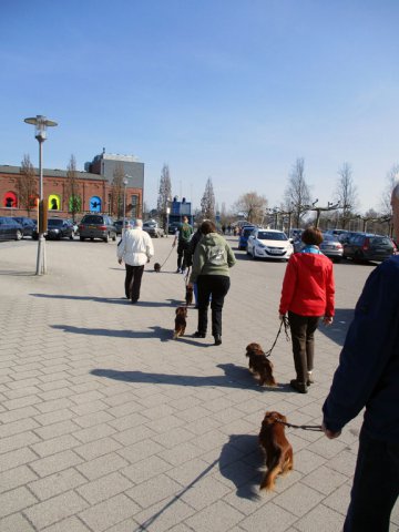 Übungsstunde in der City