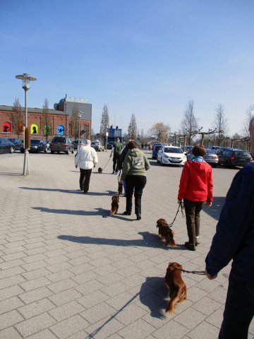 Übungsstunde in der City