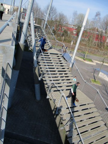 Übungsstunde in der City